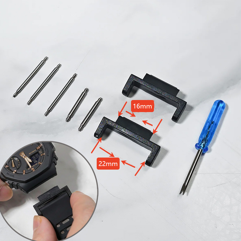Watch Band Connector - محول حزام ساعة من البولي كربونات