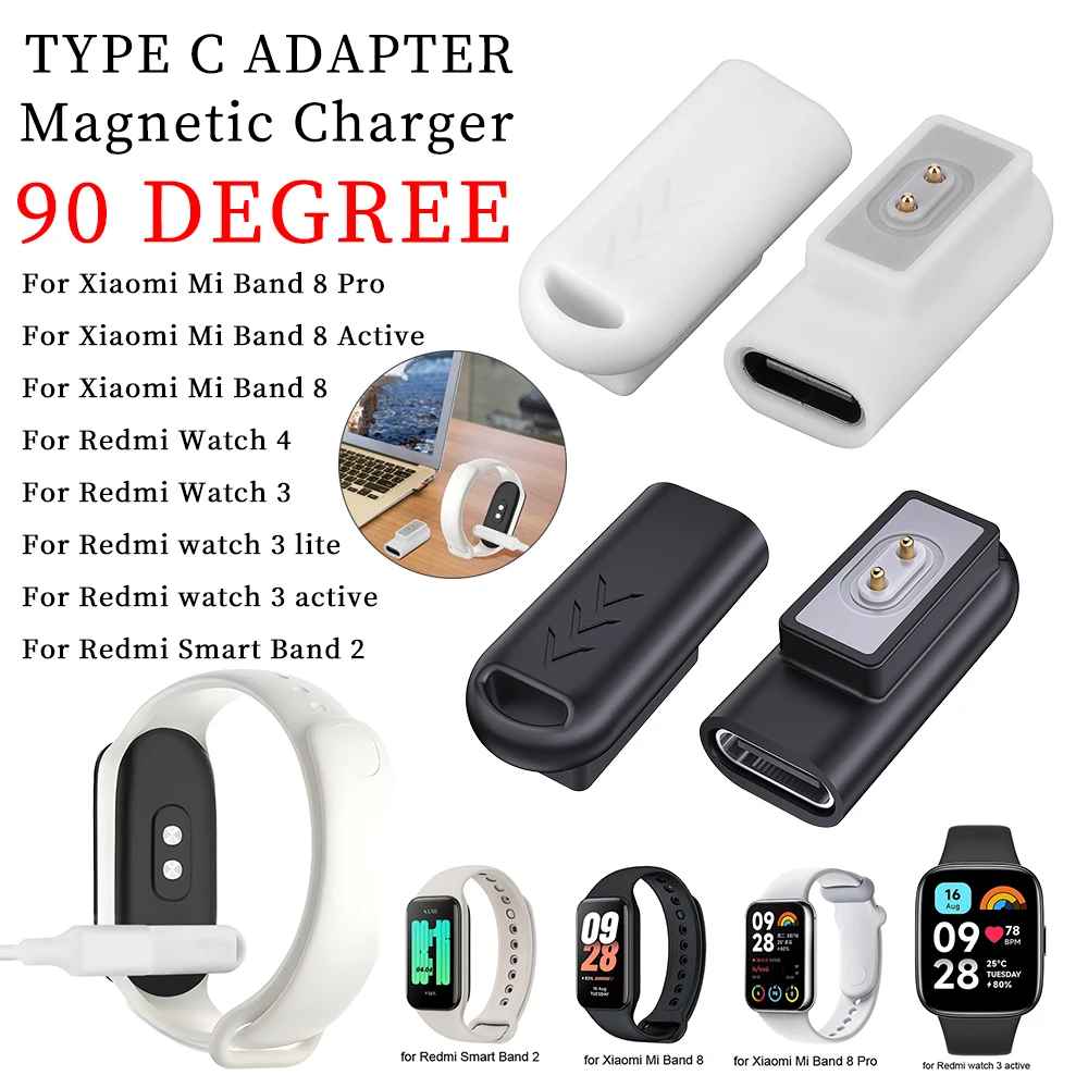 محول شحن مغناطيسي بزاوية 90 در - مراجعة Watch Band Connector وسعره