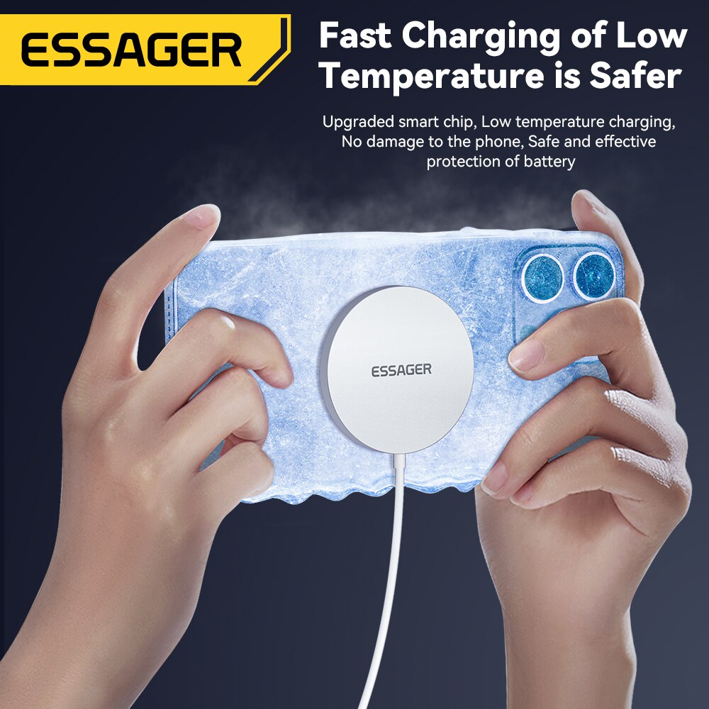 شحن سريع من Essager شاحن لاسلك - مراجعة Wireless Charger Watch وسعره