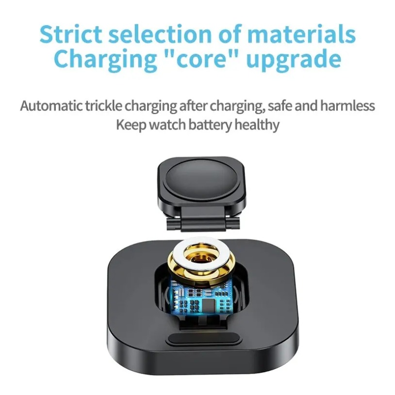 قاعدة شحن سريعة محمولة قاعدة ش - مراجعة Wireless Charger Watch وسعره