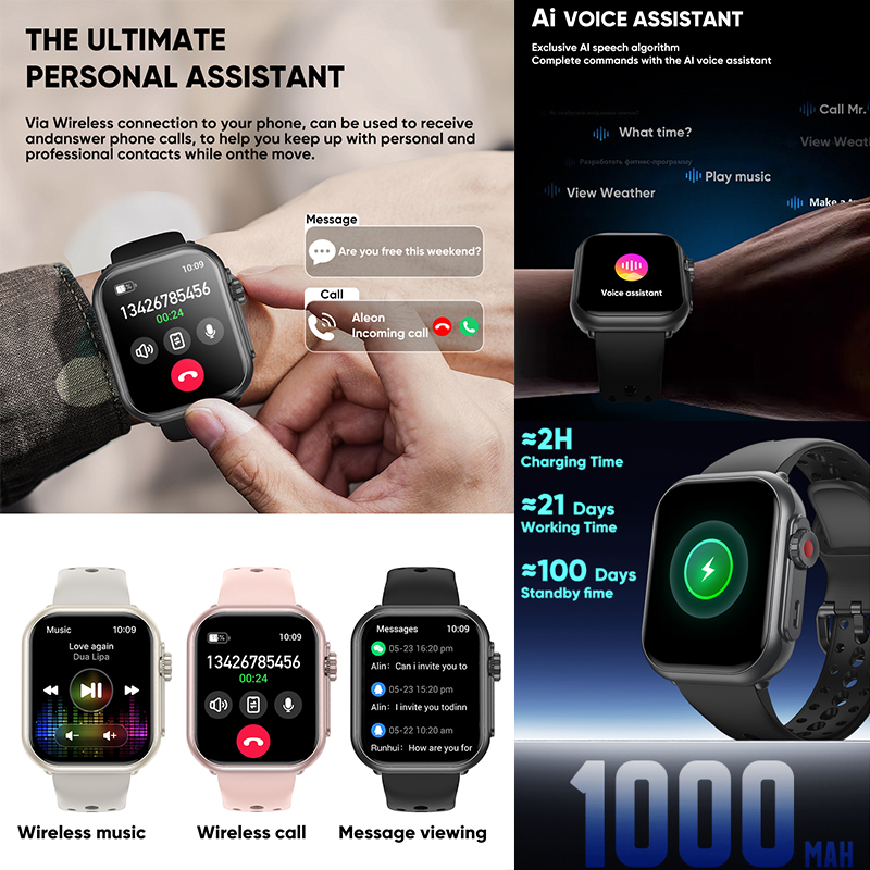 2025New لساعة XIAOMI IOS Ultra - مراجعة Smartwatch X18 وسعره