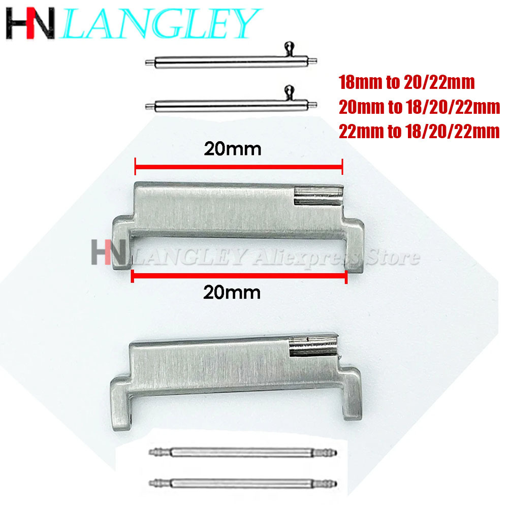 زوج واحد من محولات الأحزمة الم - مراجعة Watch Band Connector وسعره