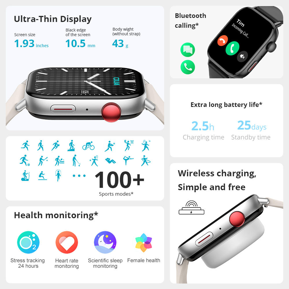 ساعة ذكية جديدة COLMI C8 Max ل - مراجعة Smartwatch X18 وسعره