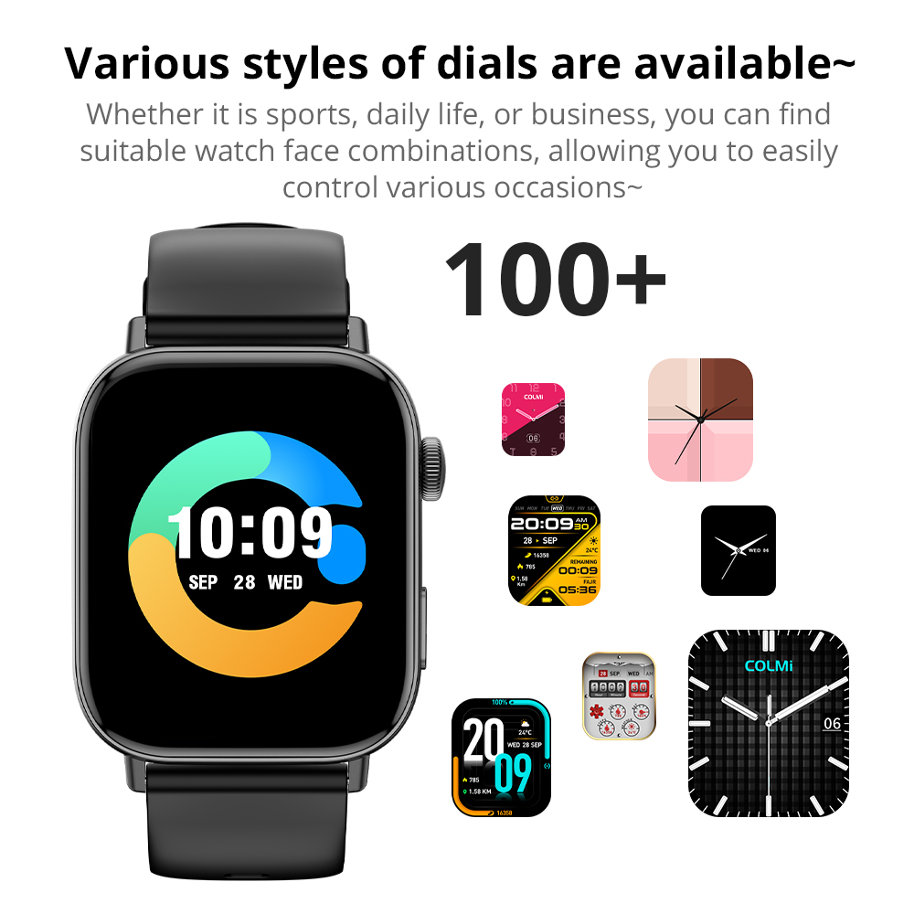 ساعة ذكية جديدة COLMI C8 Max ل - مراجعة Smartwatch X18 وسعره