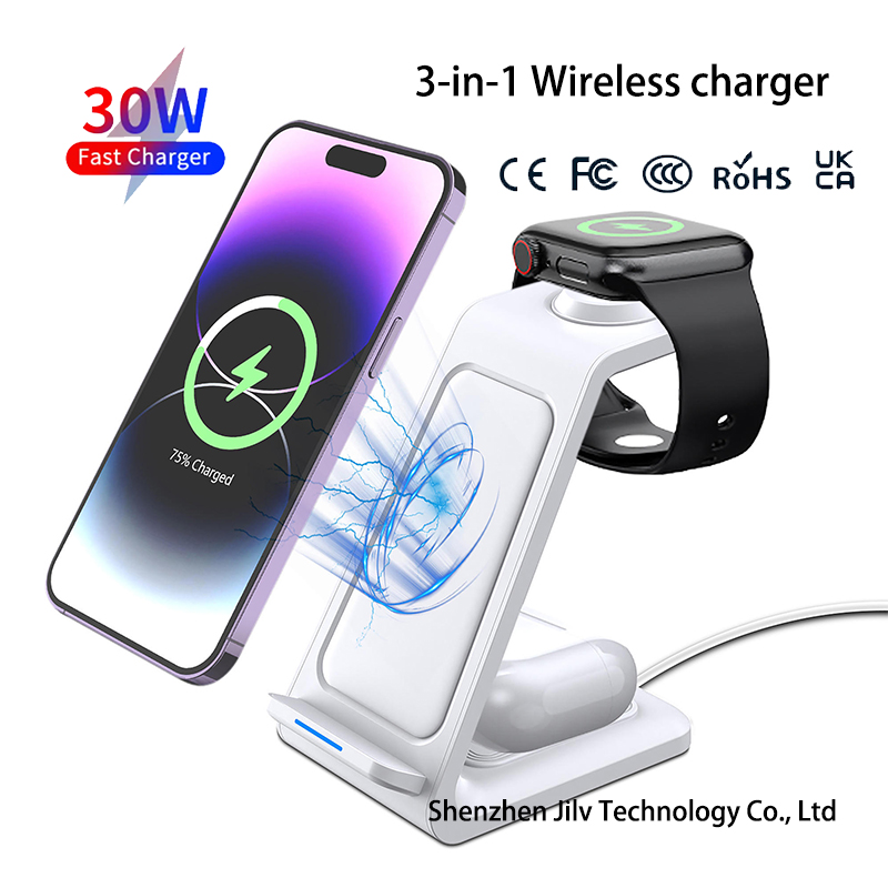 شاحن لاسلكي 3 في 1 بقوة 15 واط - مراجعة Wireless Charger Watch وسعره