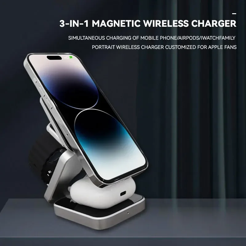 حامل شاحن لاسلكي مغناطيسي 30 و - مراجعة Wireless Charger Watch وسعره