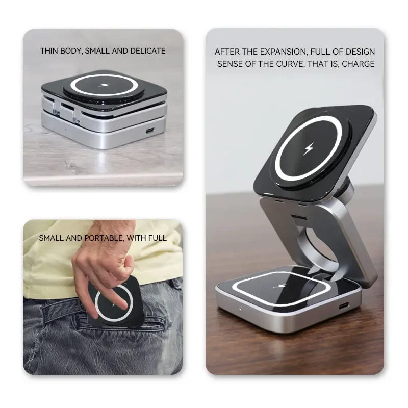 حامل شاحن لاسلكي مغناطيسي 30 و - مراجعة Wireless Charger Watch وسعره